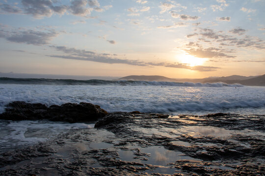 San Luis Obispo County Landscape, Sunset at the Sea © Dylan