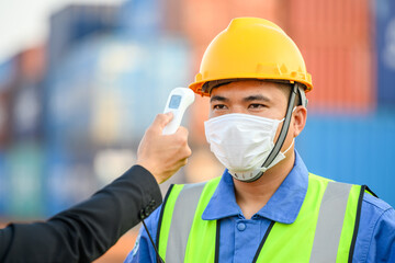 All managers and foreman and staff must measure temperature with an employee thermometer before entering work. Prevent coronavirus infection (COVID-19)