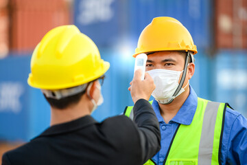 All managers and foreman and staff must measure temperature with an employee thermometer before entering work. Prevent coronavirus infection (COVID-19)