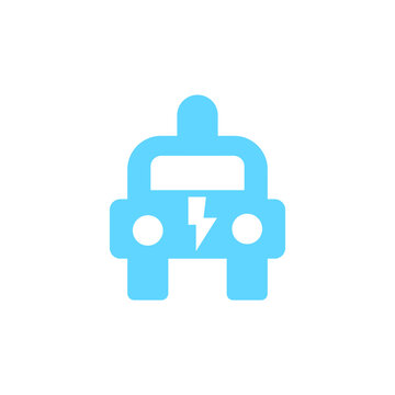 Electric Car Charger Plug Logo Design Graphic Concept