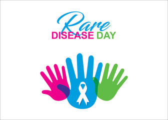 rare disease day poster design