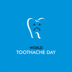 world toothache day poster design