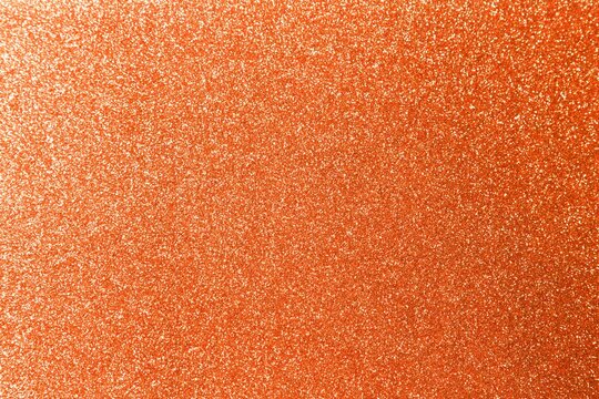 Orange glitter seamless pattern for halloween projects. Vector