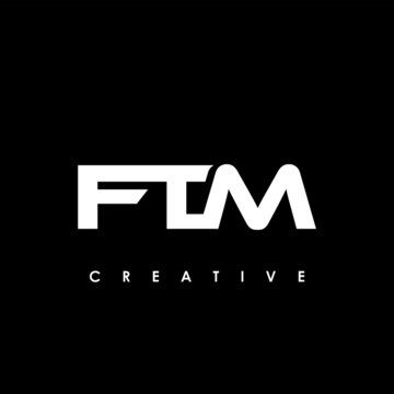 FTM Letter Initial Logo Design Template Vector Illustration