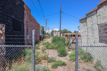 Perspective Shot Of An Alley in Holbrook Arizona