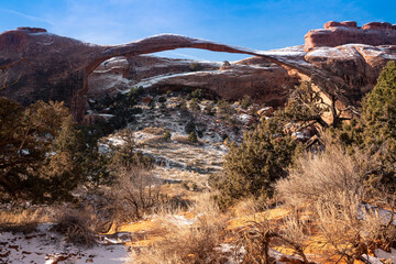 Landscape Arch along the Devil's Garden Trail, Arches National Park, Utah
