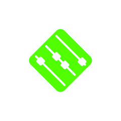 Sound Recording Setting Logo Design Graphic Concept