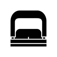 puncher icon solid style vector for your design