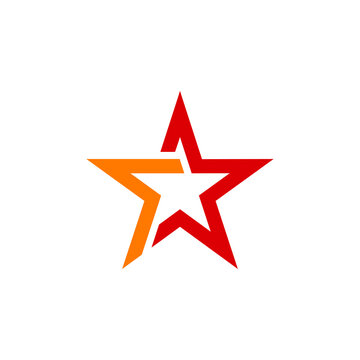 Letter SK Star monogram Logo Design Graphic Concept