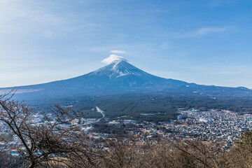 Fototapeta premium カチカチ山からの富士山