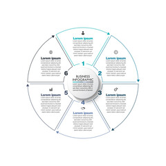 Business circle. timeline infographic icons designed for abstract background template milestone element modern diagram process technology digital marketing data presentation chart Vector
