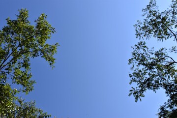 beautiful view of blue sky