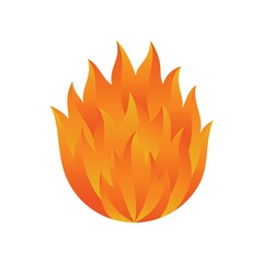 Fire flame design. Fire flame icon. Fire symbols. Vector illustration.