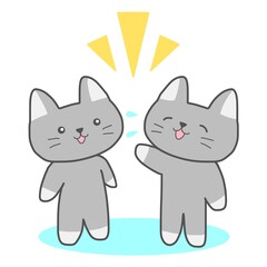 話すコミュニケーション聞く猫さん