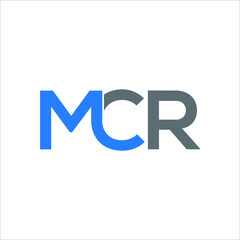 MCR logo MCR icon MCR vector MCR monogram MCR letter MCR minimalist MCR triangle MCR flat Unique modern flat abstract logo design  