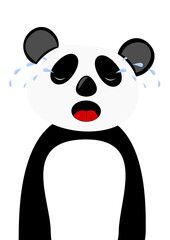 Panda weint
