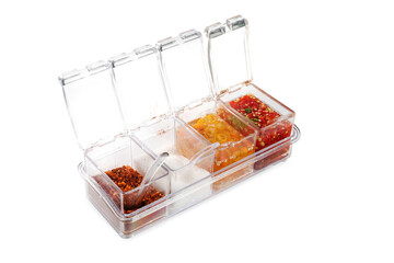 Incredible Thai Table Condiment on white background