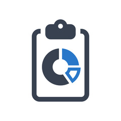 Data statistics report icon