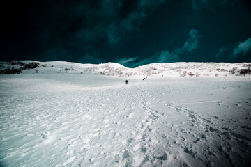 雪山の登山