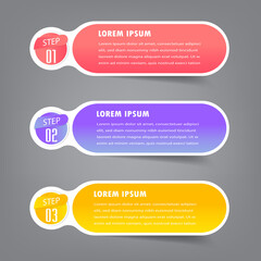 modern text box template, banner Infographics