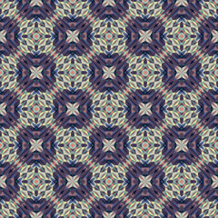 Geometric seamless pattern, ornament, abstract colorful background, fashion print, vector texture.