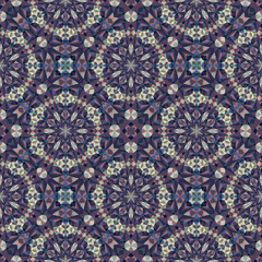 Geometric seamless pattern, ornament, abstract colorful background, fashion print, vector texture.