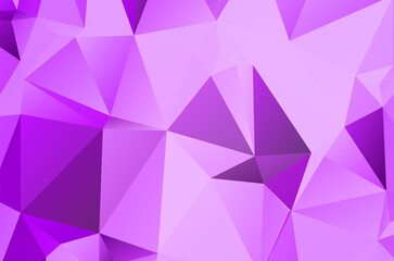 Fototapeta premium Purple abstract geometric pattern, triangles background, polygonal