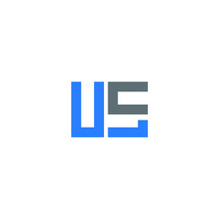 Obraz premium UCS logo UCS icon UCS vector UCS monogram UCS letter UCS minimalist UCS triangle UCS flat Unique modern flat abstract logo design 