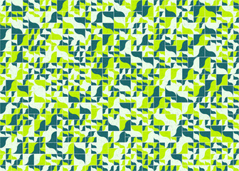 Abstract Geometric Pattern generative computational art illustration
