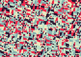 Abstract Geometric Pattern generative computational art illustration