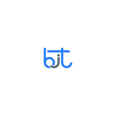 BJT logo BJT icon BJT vector BJT monogram BJT letter BJT minimalist BJT triangle BJT flat Unique modern flat abstract logo design 