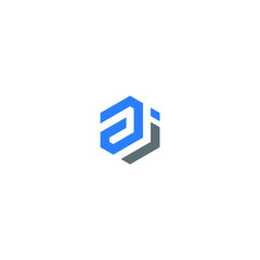DI logo DI icon DI vector DI monogram DI letter DI minimalist DI triangle DI flat Unique modern flat abstract logo design 