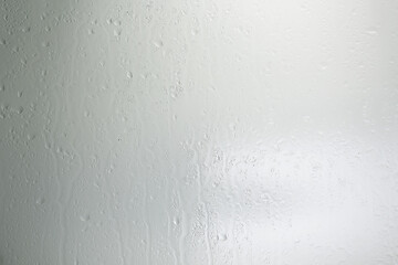 abstract drops glass background / texture fog rain, seasonal background, clear glass with water
