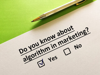Questionnaire about online marketing