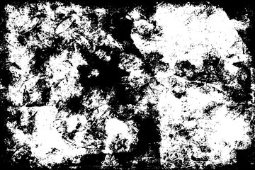 Black and white background. Monochrome grunge background. Abstract texture of dirt, dust, blots, chips. Dirty dirty surface