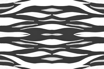 Seamless Zebra Pattern. Abstract Animal Design.
