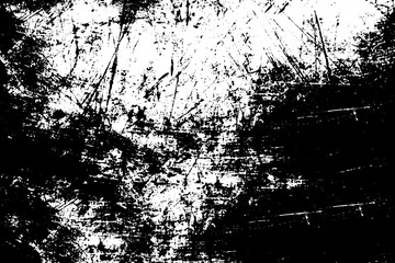 Black and white background. Monochrome grunge background. Abstract texture of dirt, dust, blots, chips. Dirty dirty surface