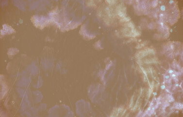 Tie Dye Pattern. Gray Batik Fabric. Heart