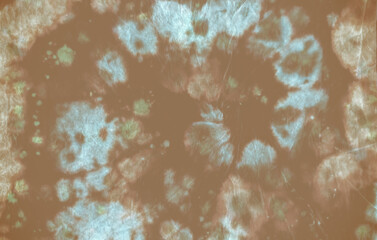 Tie Dye Pattern. Blue Artistic Fabric. Ink