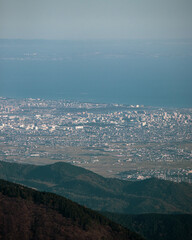 townscape from mountain