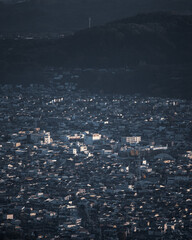 townscape from mountain