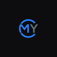 CMY logo CMY icon CMY vector CMY monogram CMY letter CMY minimalist CMY triangle CMY flat Unique modern flat abstract logo design  