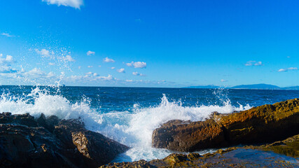 image of sea waves HD 