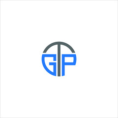 GTP logo GTP icon GTP vector GTP monogram GTP letter GTP minimalist GTP triangle GTP flat Unique modern flat abstract logo design  