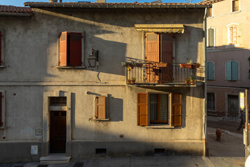 the houses in Arles, southern France