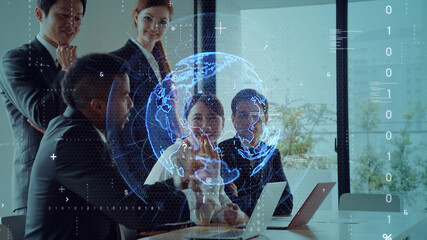 グローバルビジネス　デジタルトランスフォーメーション 