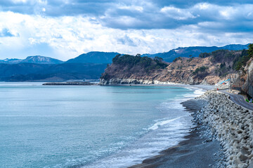 Obraz premium リアス式海岸