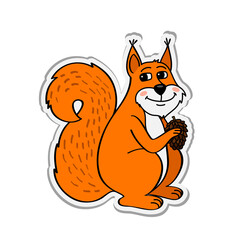 Squirrel Cartoon Illustration