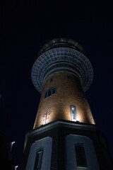 Obraz premium water tower at night