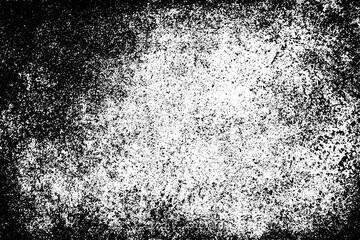 Black and white background. Monochrome grunge background. Abstract texture of dirt, dust, blots, chips. Dirty dirty surface